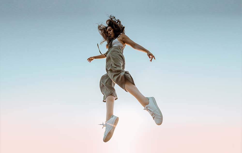 Woman Jumping